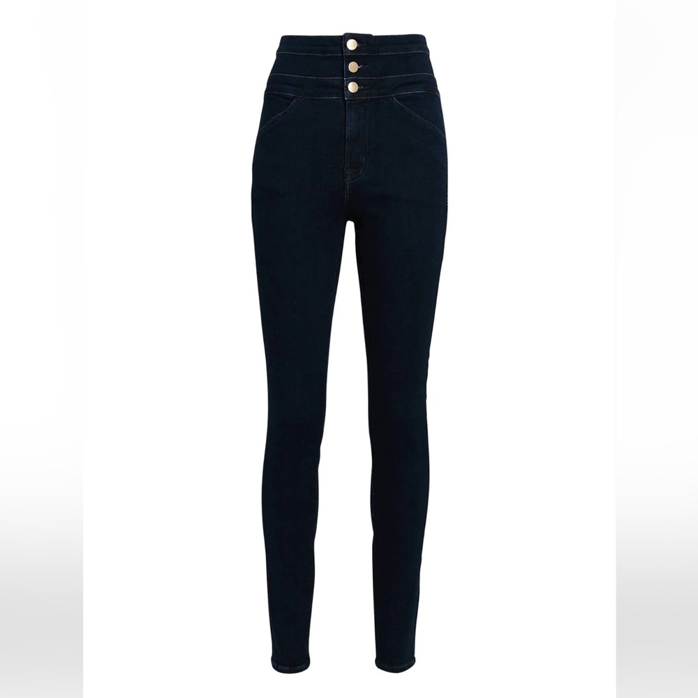 J Brand Annalie High-Rise Skinny Jeans - Dark Denim sz 26